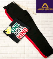 Flow Track Pants - black/red