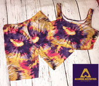 Sunburst Tie-Dye Short Set