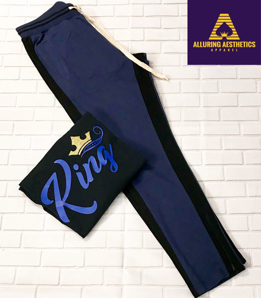 Flow Track Pants - blue/black