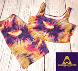 Sunburst Tie-Dye Short Set